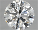 Natural Diamond 2.02 Carats, Round with Very Good Cut, H Color, I1 Clarity and Certified by GIA