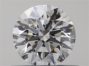 Picture of Natural Diamond 0.40 Carats, Round with Excellent Cut, I Color, SI2 Clarity and Certified by GIA