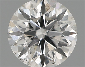 Picture of Natural Diamond 0.40 Carats, Round with Excellent Cut, F Color, SI2 Clarity and Certified by IGI