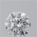 Natural Diamond 1.98 Carats, Round with Excellent Cut, D Color, VVS1 Clarity and Certified by GIA