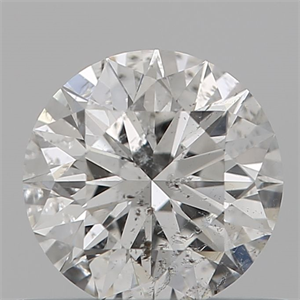 Picture of Natural Diamond 0.54 Carats, Round with Excellent Cut, H Color, I1 Clarity and Certified by GIA