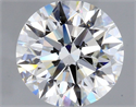 Natural Diamond 1.69 Carats, Round with Excellent Cut, G Color, VS1 Clarity and Certified by GIA