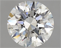 Natural Diamond 2.05 Carats, Round with Excellent Cut, H Color, VS2 Clarity and Certified by GIA