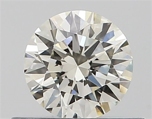 Picture of Natural Diamond 0.40 Carats, Round with Excellent Cut, K Color, VS1 Clarity and Certified by GIA