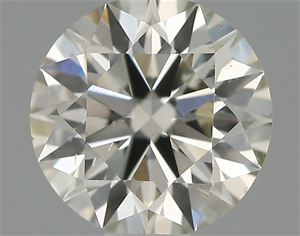 Picture of Natural Diamond 0.53 Carats, Round with Excellent Cut, J Color, SI1 Clarity and Certified by IGI