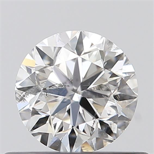 Picture of Natural Diamond 0.40 Carats, Round with Very Good Cut, F Color, SI1 Clarity and Certified by IGI