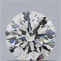 Natural Diamond 0.56 Carats, Round with Excellent Cut, J Color, VS2 Clarity and Certified by GIA