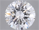 Natural Diamond 0.40 Carats, Round with Very Good Cut, E Color, VVS2 Clarity and Certified by GIA