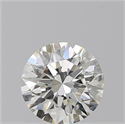 Natural Diamond 1.51 Carats, Round with Excellent Cut, H Color, SI2 Clarity and Certified by GIA