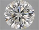 Natural Diamond 5.01 Carats, Round with Excellent Cut, I Color, VS1 Clarity and Certified by GIA