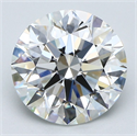 Natural Diamond 2.37 Carats, Round with Excellent Cut, G Color, VS1 Clarity and Certified by GIA