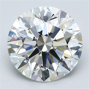 Picture of Natural Diamond 2.37 Carats, Round with Excellent Cut, G Color, VS1 Clarity and Certified by GIA