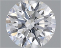 Natural Diamond 0.40 Carats, Round with Excellent Cut, F Color, SI2 Clarity and Certified by GIA