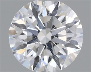 Picture of Natural Diamond 0.40 Carats, Round with Excellent Cut, F Color, SI2 Clarity and Certified by GIA