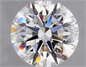 Natural Diamond 1.53 Carats, Round with Excellent Cut, F Color, VVS2 Clarity and Certified by GIA