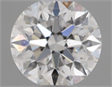 Natural Diamond 0.44 Carats, Round with Excellent Cut, E Color, SI1 Clarity and Certified by GIA