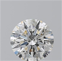 Natural Diamond 2.51 Carats, Round with Excellent Cut, H Color, SI2 Clarity and Certified by GIA