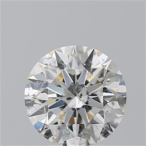 Picture of Natural Diamond 2.51 Carats, Round with Excellent Cut, H Color, SI2 Clarity and Certified by GIA