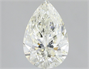 Natural Diamond 2.01 Carats, Pear with  Cut, H Color, SI1 Clarity and Certified by IGI