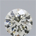 Natural Diamond 0.40 Carats, Round with Excellent Cut, J Color, VS2 Clarity and Certified by IGI