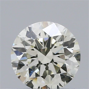 Picture of Natural Diamond 0.40 Carats, Round with Excellent Cut, J Color, VS2 Clarity and Certified by IGI