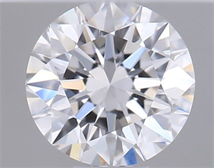 Picture of Natural Diamond 0.40 Carats, Round with Excellent Cut, F Color, VS2 Clarity and Certified by GIA