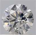 Natural Diamond 0.42 Carats, Round with Excellent Cut, H Color, SI2 Clarity and Certified by GIA