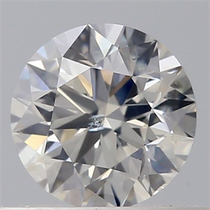 Picture of Natural Diamond 0.42 Carats, Round with Excellent Cut, H Color, SI2 Clarity and Certified by GIA