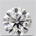 Natural Diamond 0.40 Carats, Round with Very Good Cut, G Color, SI1 Clarity and Certified by GIA