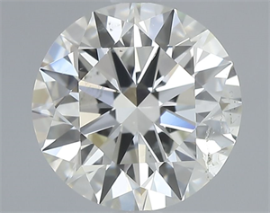 Picture of Natural Diamond 2.01 Carats, Round with Excellent Cut, J Color, SI2 Clarity and Certified by GIA