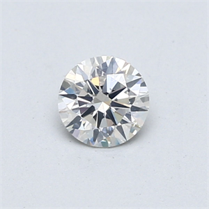 Picture of Natural Diamond 0.40 Carats, Round with Excellent Cut, H Color, SI2 Clarity and Certified by GIA