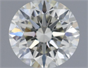 Natural Diamond 0.40 Carats, Round with Excellent Cut, J Color, VVS1 Clarity and Certified by IGI