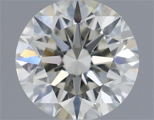 Picture of Natural Diamond 0.40 Carats, Round with Excellent Cut, J Color, VVS1 Clarity and Certified by IGI