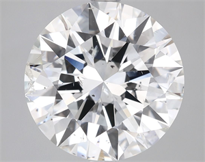 Picture of Natural Diamond 5.04 Carats, Round with Excellent Cut, G Color, SI2 Clarity and Certified by GIA