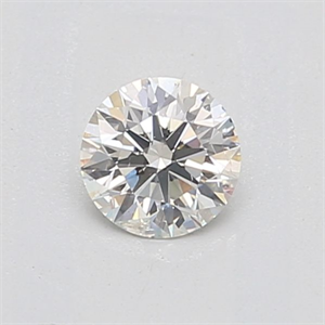 Picture of Natural Diamond 0.43 Carats, Round with Excellent Cut, H Color, SI2 Clarity and Certified by IGI