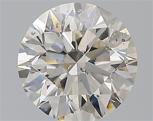 Picture of Natural Diamond 2.50 Carats, Round with Excellent Cut, I Color, SI1 Clarity and Certified by GIA