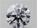 Natural Diamond 0.40 Carats, Round with Very Good Cut, D Color, SI2 Clarity and Certified by GIA