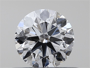 Picture of Natural Diamond 0.40 Carats, Round with Very Good Cut, D Color, SI2 Clarity and Certified by GIA