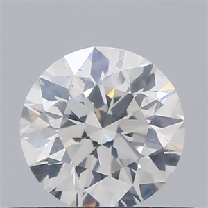 Picture of Natural Diamond 0.41 Carats, Round with Excellent Cut, F Color, I1 Clarity and Certified by GIA