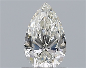 Picture of Natural Diamond 0.71 Carats, Pear with  Cut, H Color, VVS2 Clarity and Certified by GIA