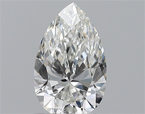 Picture of Natural Diamond 0.72 Carats, Pear with  Cut, H Color, VVS2 Clarity and Certified by GIA