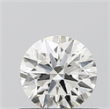 Natural Diamond 0.50 Carats, Round with Excellent Cut, H Color, SI1 Clarity and Certified by IGI