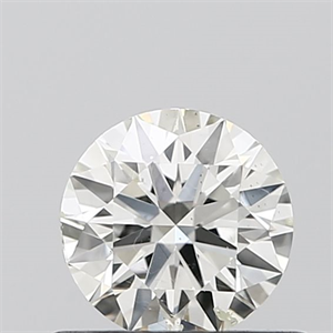 Picture of Natural Diamond 0.50 Carats, Round with Excellent Cut, H Color, SI1 Clarity and Certified by IGI