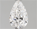 Natural Diamond 1.00 Carats, Pear with  Cut, E Color, VVS2 Clarity and Certified by GIA