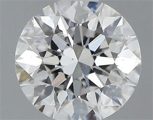 Picture of Natural Diamond 0.40 Carats, Round with Excellent Cut, E Color, SI2 Clarity and Certified by GIA