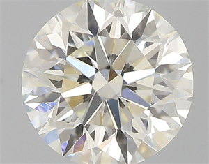 Picture of Natural Diamond 0.60 Carats, Round with Excellent Cut, K Color, VS1 Clarity and Certified by GIA