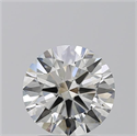 Natural Diamond 2.01 Carats, Round with Excellent Cut, I Color, VVS2 Clarity and Certified by GIA