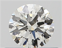 Natural Diamond 0.42 Carats, Round with Excellent Cut, I Color, VVS2 Clarity and Certified by GIA