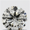 Natural Diamond 0.60 Carats, Round with Very Good Cut, K Color, SI1 Clarity and Certified by GIA