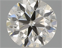 Natural Diamond 0.43 Carats, Round with Excellent Cut, H Color, VS2 Clarity and Certified by IGI